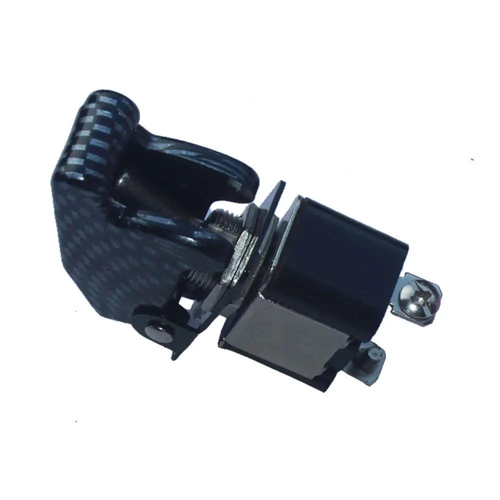 EE support 5X12 В 20A крышка из углеродного волокна клавишный переключатель SPST вкл/выкл