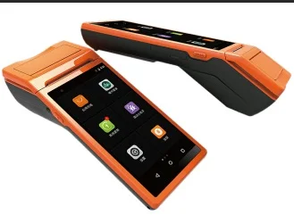 Q2 orange 3G Портативный pos-терминал для Android с принтером - Цвет: Q2 orange 3G