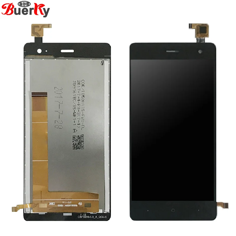 BKparts 100% протестированный для Wiko Jerry 2 Jerry2 Полный ЖК-дисплей сенсорный экран стекло