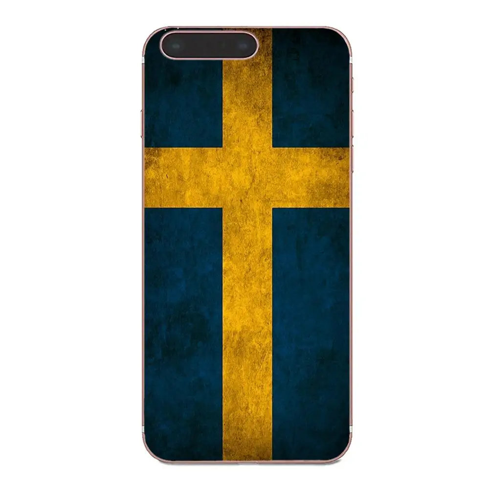 Шведский национальный флаг эмблема мягкое Новое поступление для Sony Xperia Z Z1 Z2 Z3 Z4 Z5