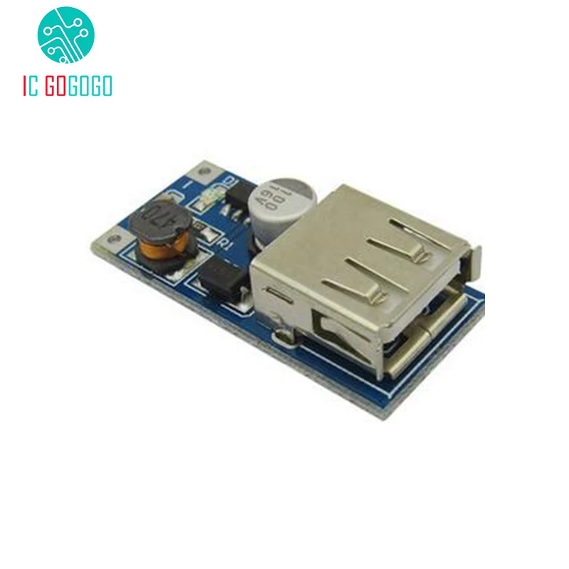 2 шт. DC 0 9 В 5 до Boost Step Up Питание модуль 600MA USB Напряжение Конвертер доска Зарядное