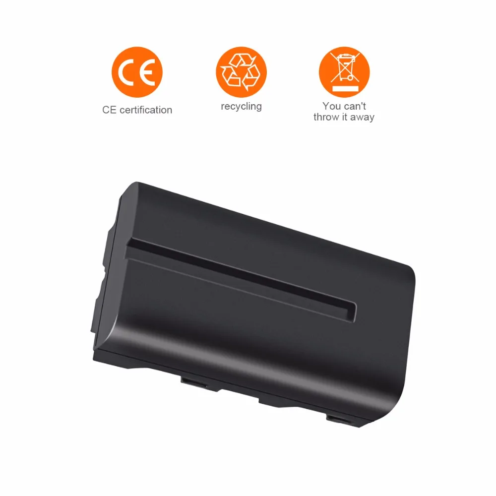 Для Sony 4 упаковки 7 2 V 3000mAh Li Ion NP F550 F330 перезаряжаемая батарея + ЖК двойное зарядное