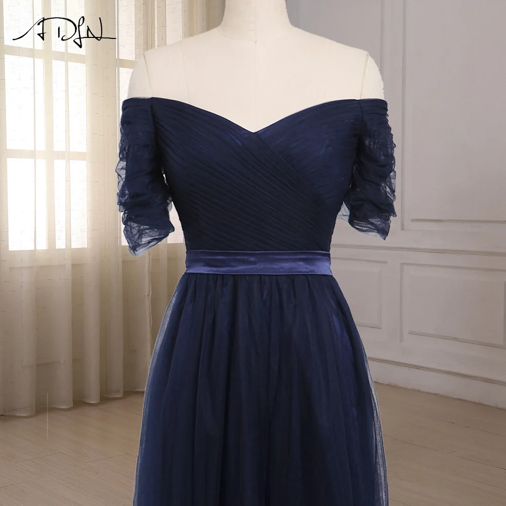 ADLN/недорогие платья подружки невесты с открытыми плечами платье из тюля