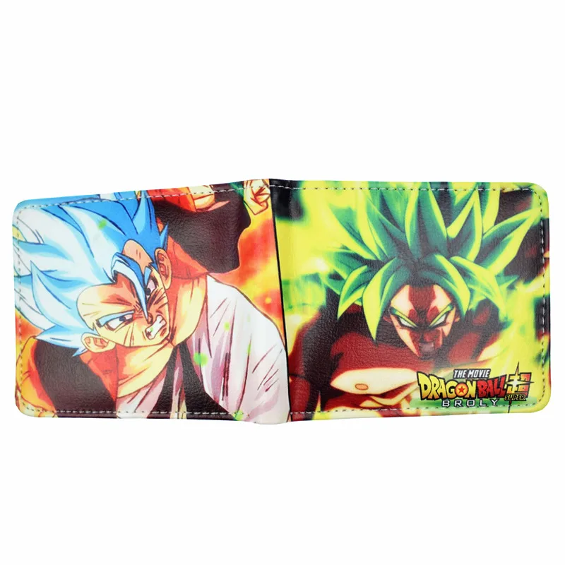 QY1911807 Новое поступление, кошелек Dragon Ball Z, аниме Dragon Ball Super Broly, мужской кошелек с сумкой для монет, кошельки на молнии, короткий кошелек - Цвет: QY1911807