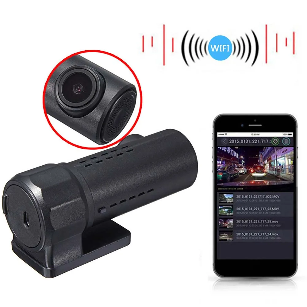 Wifi автомобильный Автомобильный регистратор DVR камера 1080 P HD Универсальный 170
