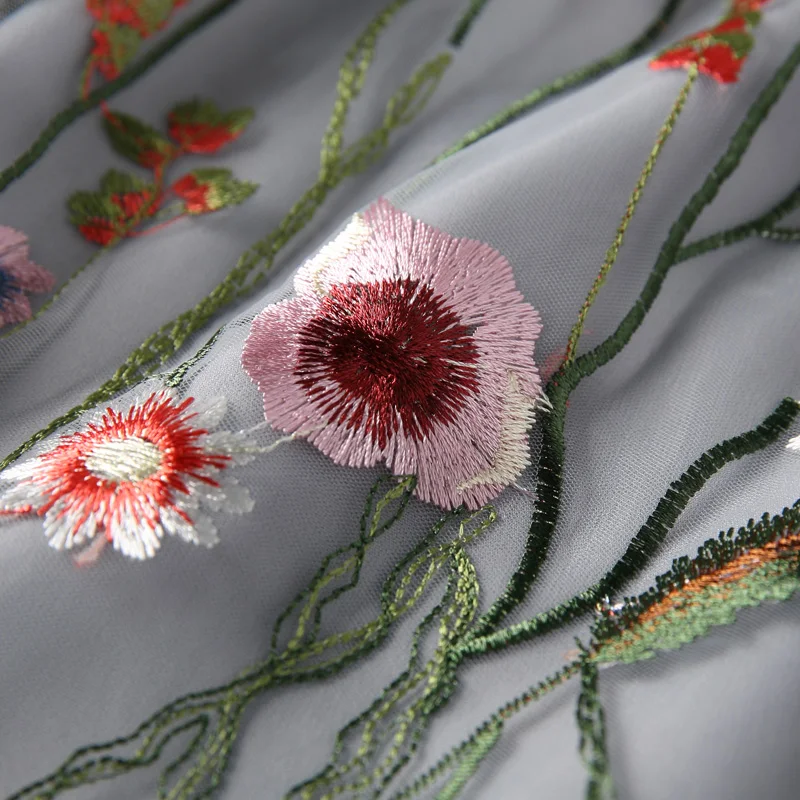 Брендовые платья для подиума 2017 великолепные полурукава прозрачные сетчатые