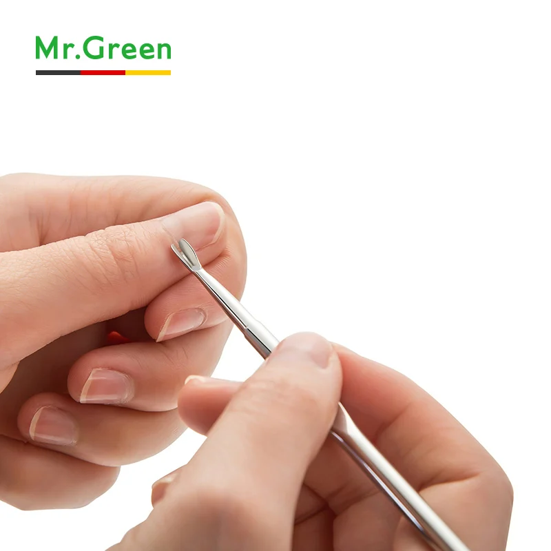 Средство для удаления кутикулы MR.GREEN из нержавеющей стали двустороннее средство
