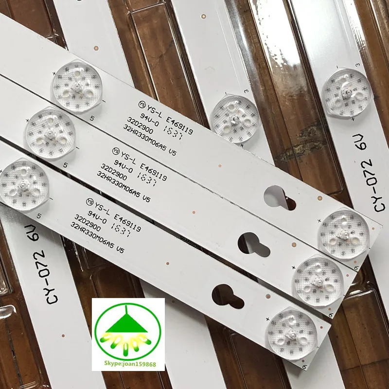 Новинка 100% 32 дюймовая Светодиодная лента для подсветки телевизора 4 шт./лот TCL L32P1A