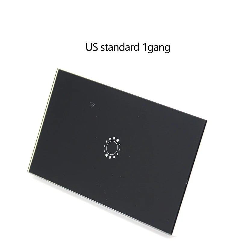 10pcs black 1gang 10 шт., приложение Ewelink, США, умный Wifi настенный сенсорный выключатель, 1, 2, 3 банды, светильник, переключатель, пульт дистанционного управления, поддержка Alexa, Google home, умный дом - Комплект: 10pcs black 1gang