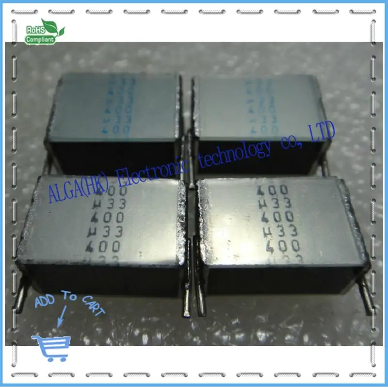 Тысяч многослойный торт 0 33 мкФ мембранный емкость 330 nf 334/400 v P = 15 мм|cake diameter|cake
