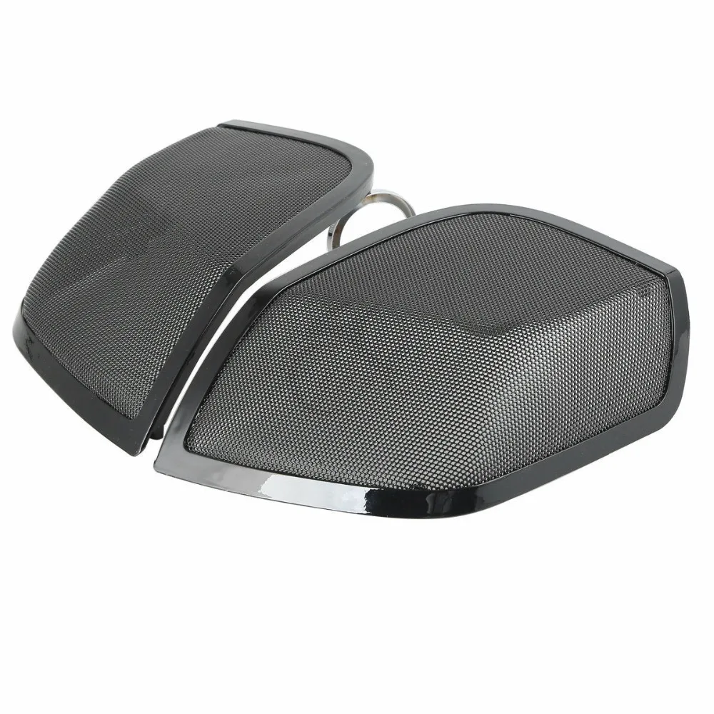 Мотоциклетные седловые колонки 5x7 дюймов с крышкой для Harley Touring Road King Electra Glide Street