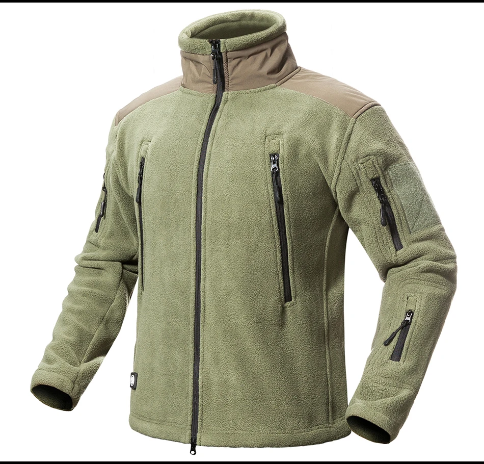 Refire gear зимняя тактическая утолщенная флисовая куртка мужская теплая полярная Военная армейская куртка пэчворк с несколькими карманами мужская верхняя одежда пальто