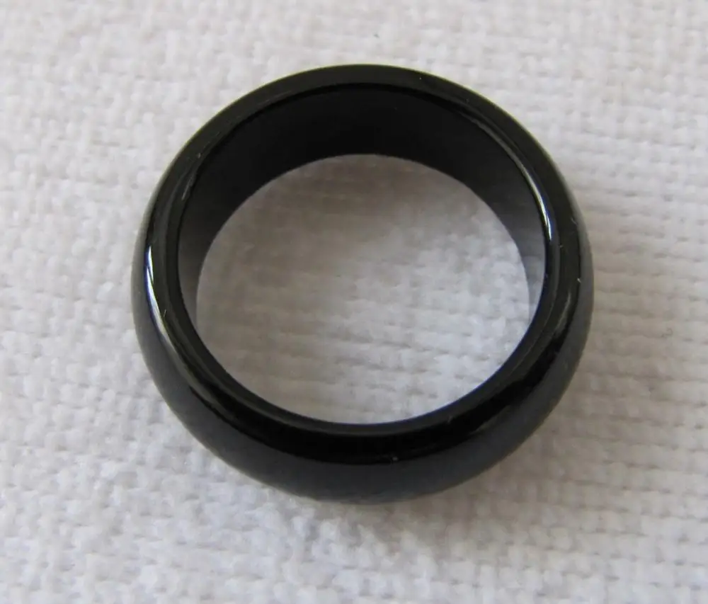 Новинка кольцо из натурального черного оникса ручная резьба|band ring|rings free shippingring