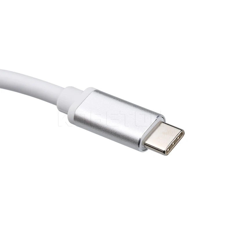 Кабель kebidu Type C-VGA переходник штырь-гнездо USB C адаптер 4K C-HDMI-совместимый конвертер