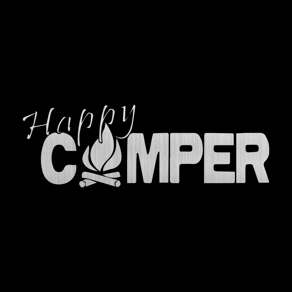20*6 9 см Новый Стиль Dazzle Happy Camper Авто Стайлинг наклейки Виниловая Наклейка