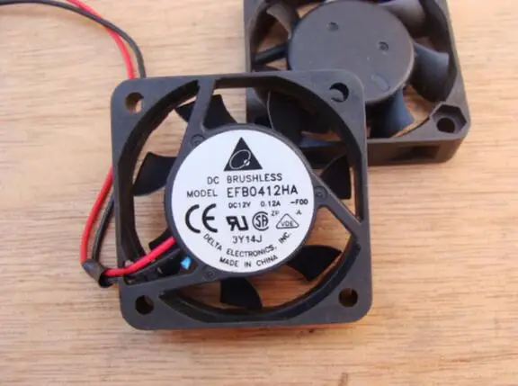 

Delta EFB0412HA 40*40*10mm 12V 0.12A 2Line double Ball Fan