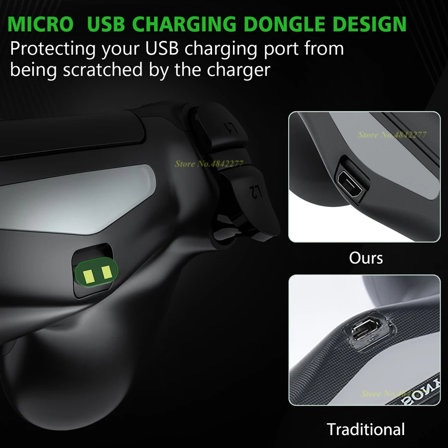 2019 PS4/Pro/тонкий контроллер зарядное устройство геймпад USB быстрая зарядка док