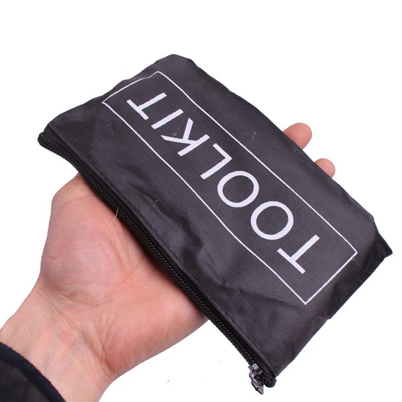 3pc /lot small tool bag 19cm*11cm Simple tool kits nylon 300D with Zipper The accessory kit of car