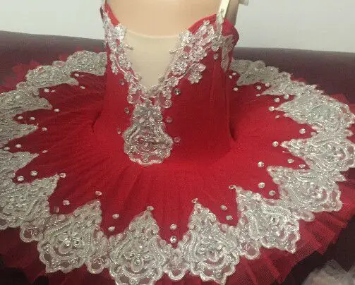 Профессиональная балетная пачка синего цвета с лебедем и озером для взрослых