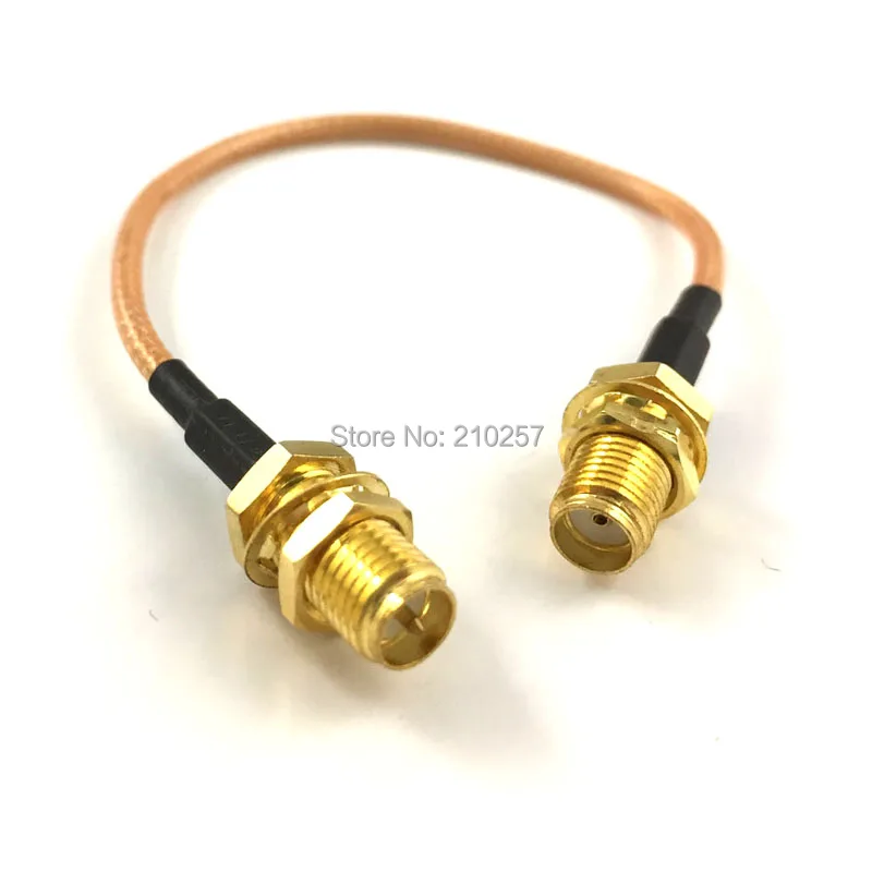 

1 шт. разъем Sma Female/Rp-Sma Female Соединительный кабель RG316 15 см