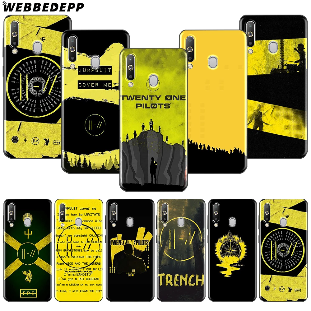 Мягкий ТПУ чехол WEBBEDEPP Twenty One Pilots 21 для Samsung Note 10 Plus A10S A20S A30S A40S A50S A60 A70 M10 M20