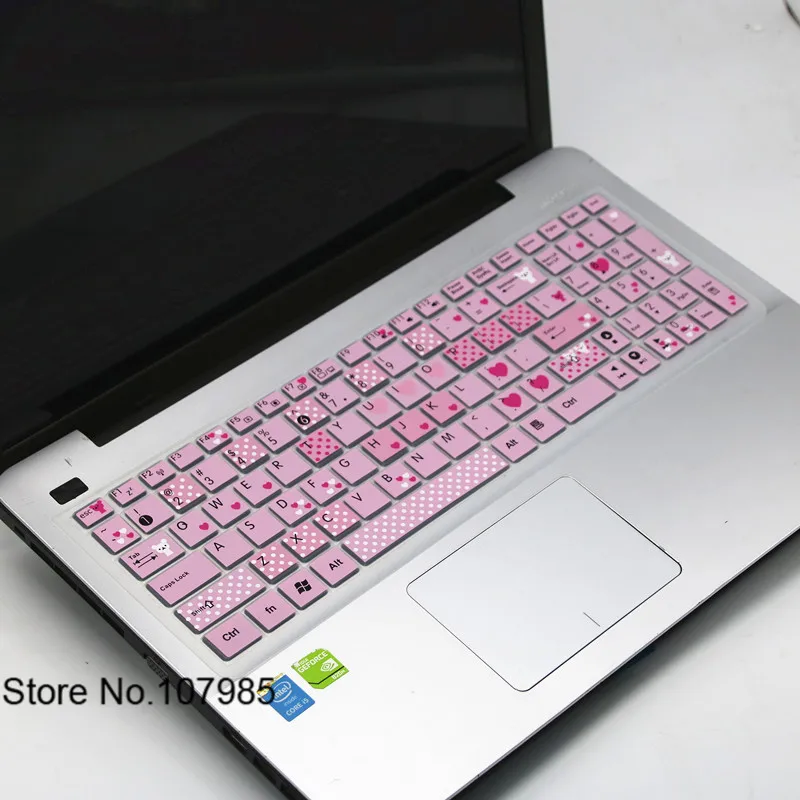 15 дюймовый силиконовый защитный чехол для клавиатуры Asus FL5700 FL 5900 R540U R541U FX60VM A53S R540UP
