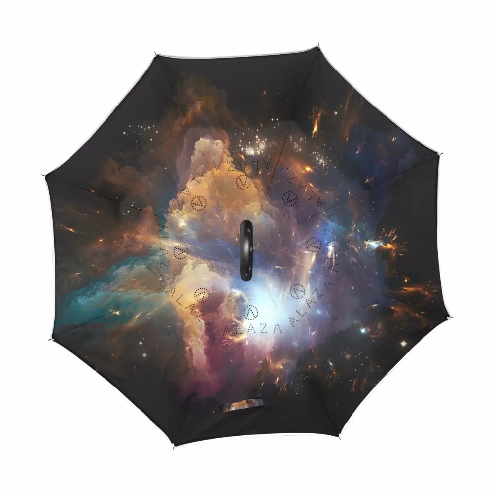 Популярные двухслойные зонты в деловом стиле для автомобилей Galaxy Space