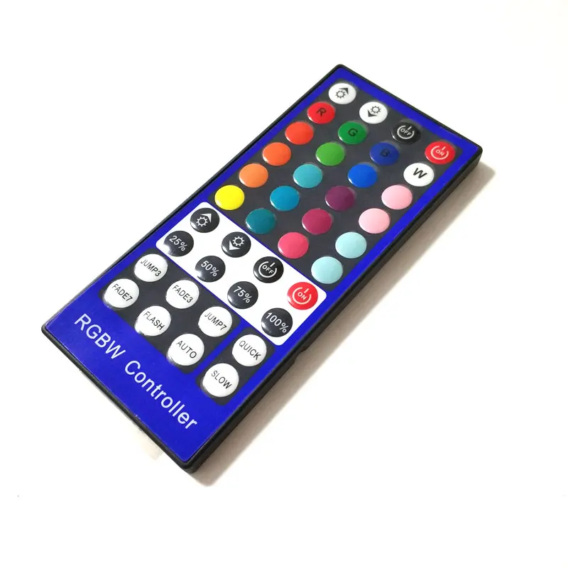 DC12V / 24V 40Key ИК RGBW светодиодный контроллер 5 Pin 2A x 4 канала диммер для
