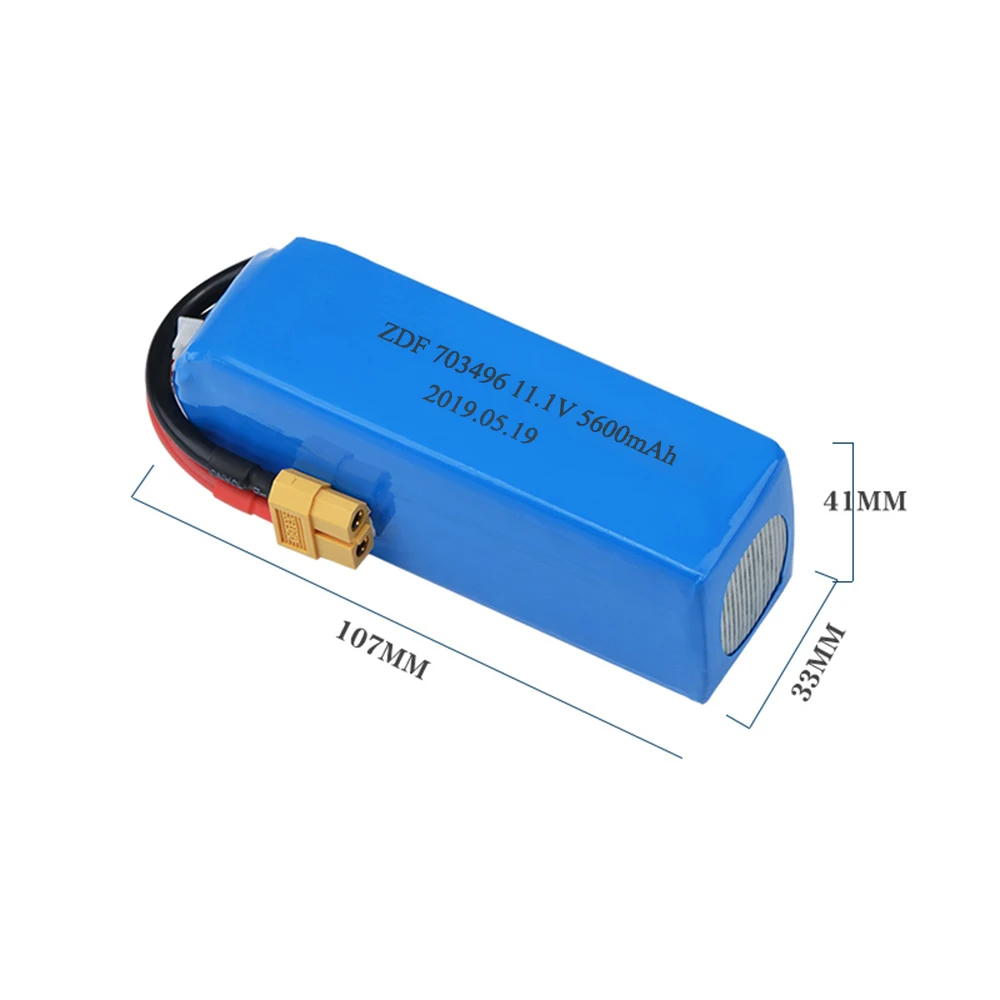 ZDF 11 1 V 5600mAh 3S 30C XT60 Taotuo Lipo аккумулятор для V303 V393 CX 20 X380 RC Дрон вертолет Квадрокоптер