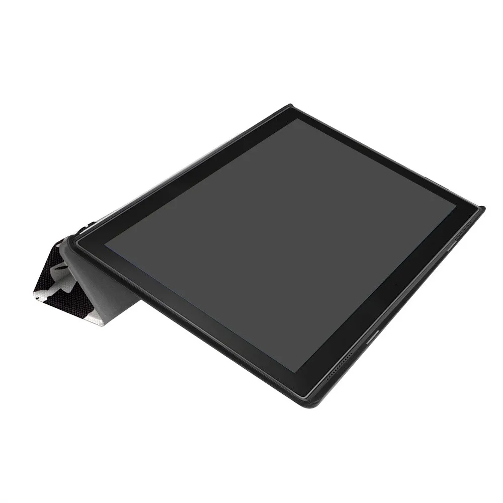 Ouhaobin чехол для lenovo Tab 4 10 дюймов кожаный планшета 10-дюймовый откидная крышка