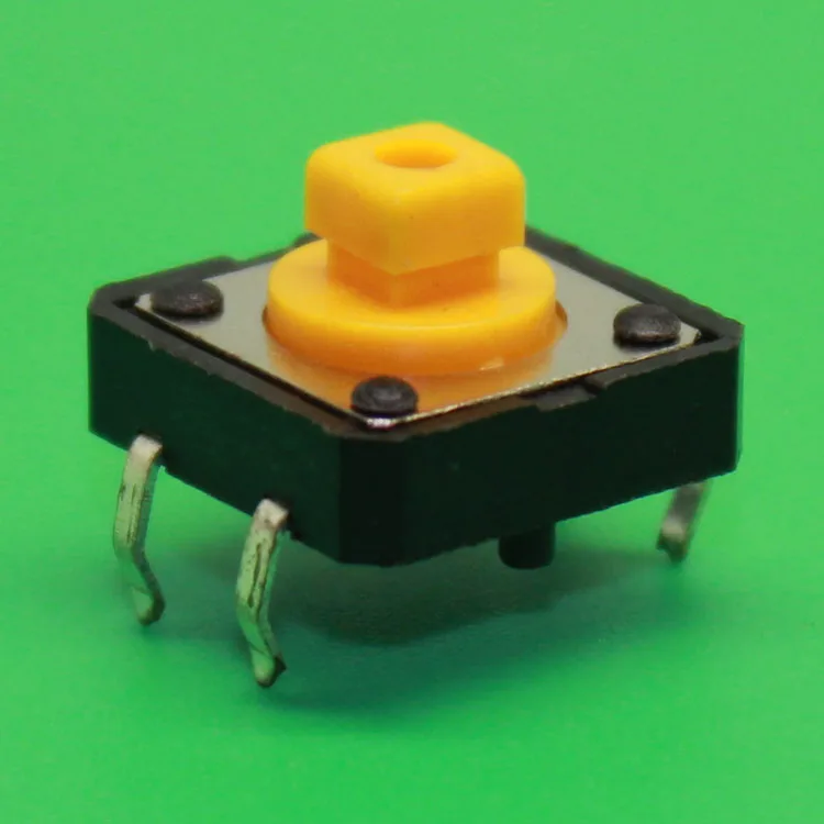 15PCS DIP 12X12X7.3 Tactile Tact Push Button Micro Switch Momentary 12*12*7.3 MM good quality | Обустройство дома