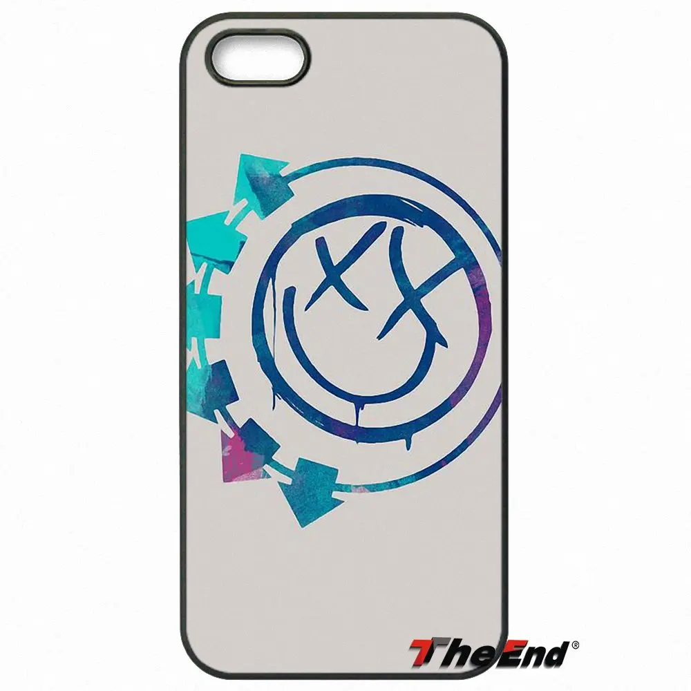 Чехол для телефона Blink 182 Smiley Face Punk Rock Band с логотипом iPhone X 4S 5 5C SE 6 6S 7 8 Plus Samsung Galaxy Grand