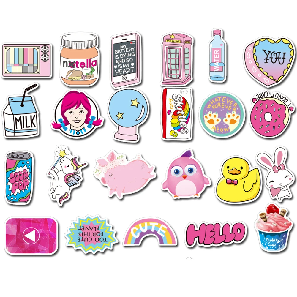 100 ⑤ упак. классические модные стильные граффити наклейки для мото автомобиля и