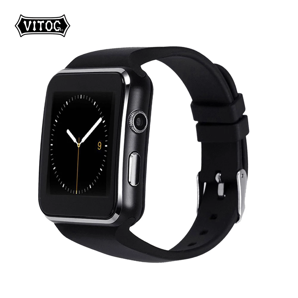 Умные часы Vitog X6 bluetooth с камерой сенсорным экраном поддержкой SIM карты TF Bluetooth