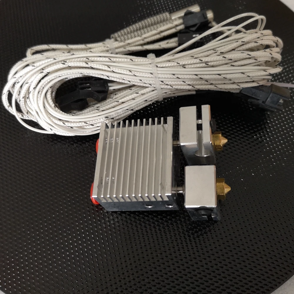3d принтер Chimera+ Hotend 2 в 2 из Chimera Plus с воздушным охлаждением двойной экструзии+ Горячий Конец-мульти-экструзионный комплект
