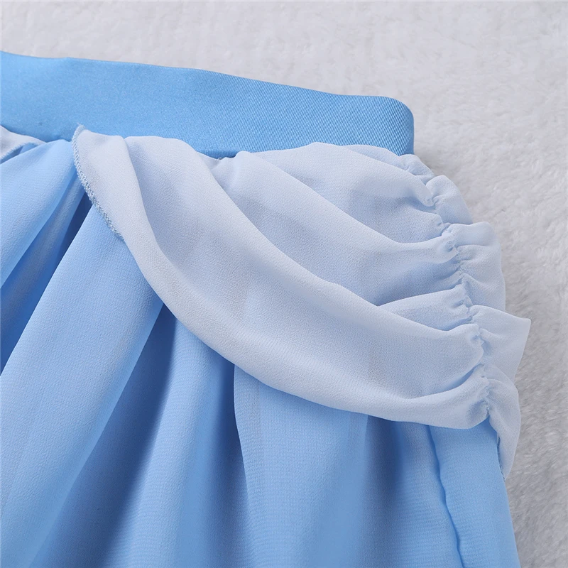 Балетное платье пачка с пышными рукавами для девочек гимнастический купальник