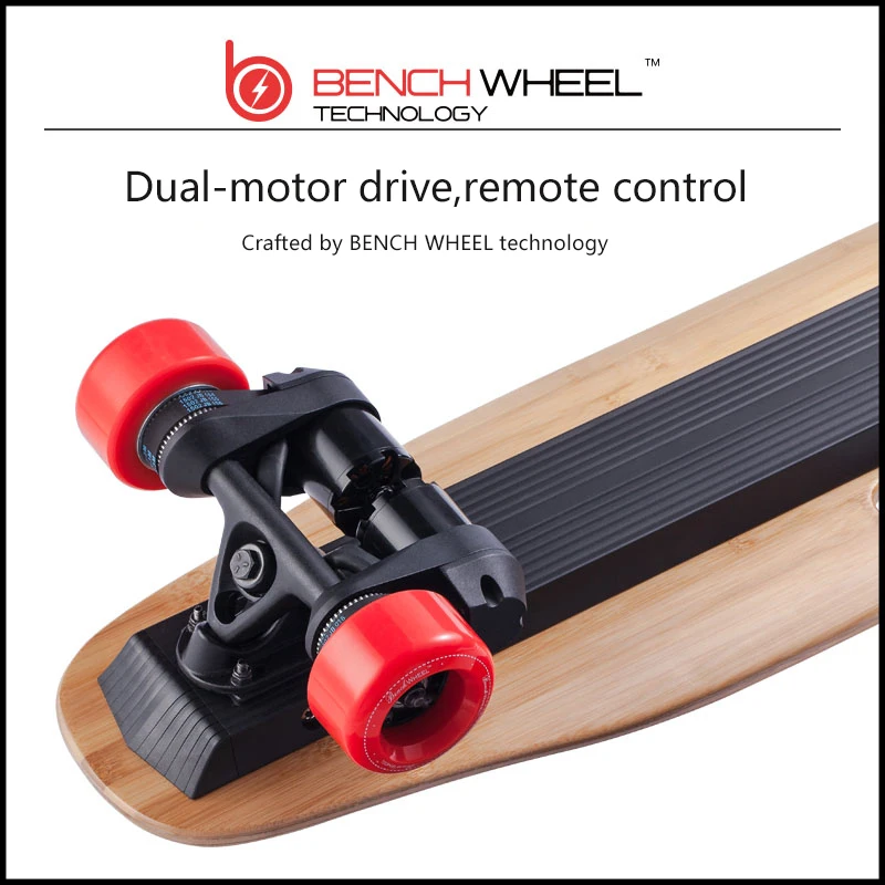 Powerful 1800w*2 Dual Brushless Motor 4 Wheel Electric Longboard Skateboard Motorized Scooter Skate Board with Samsung Battery | Спорт и