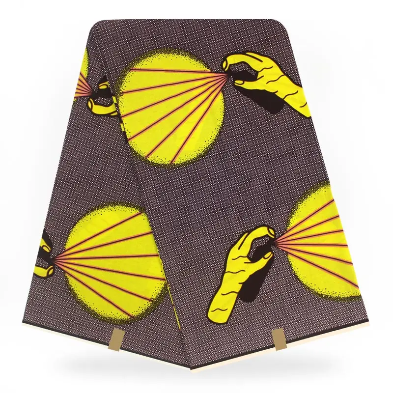 Новейший стиль африканская восковая ткань/африканская ткань с принтом 100% хлопок