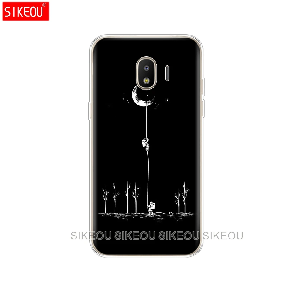 Силиконовый чехол для телефона Samsung Galaxy J3 J5 J7 2017 J330 J530 J730 PRO j2 2018 космос луна милые