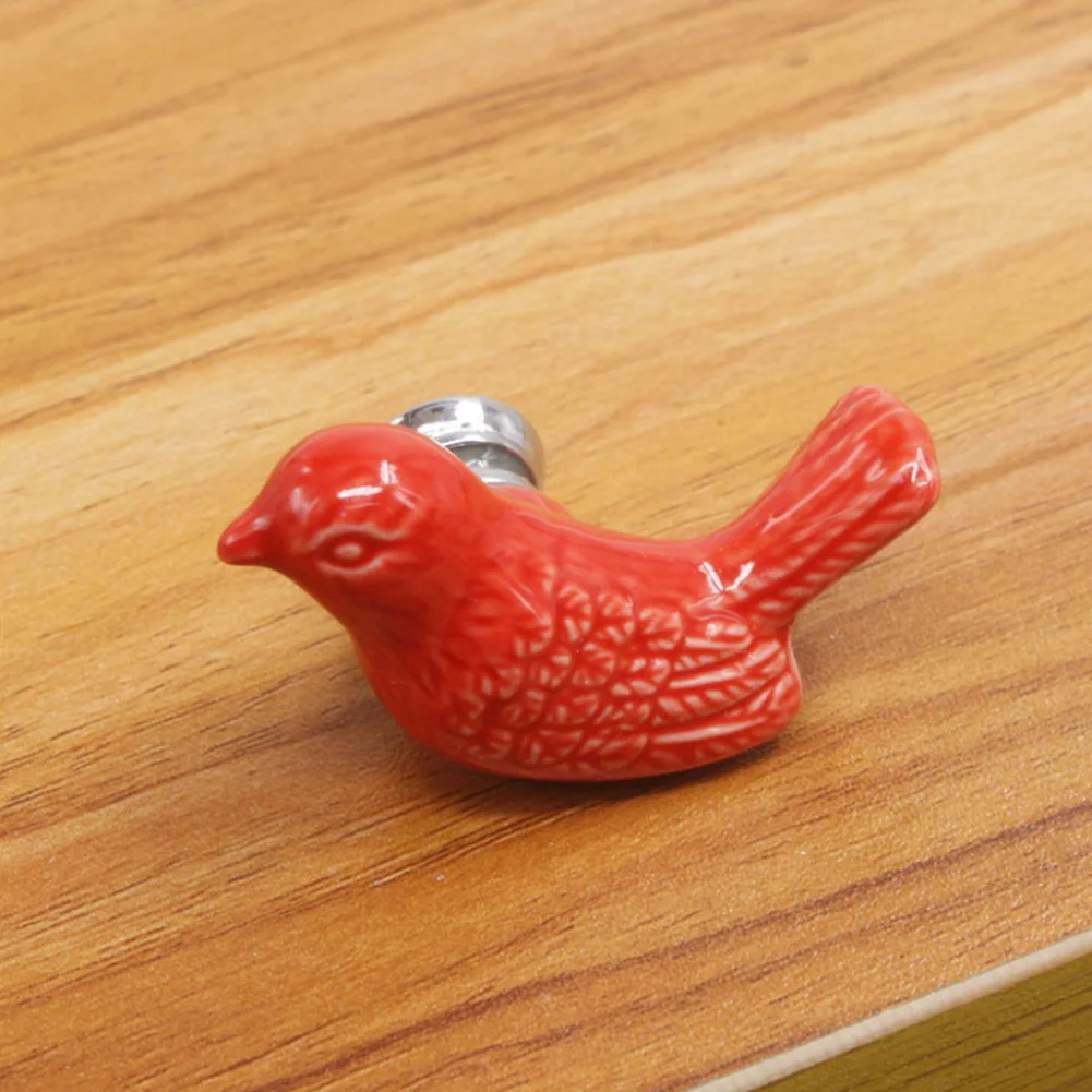 Керамическая птица ручка для ящика шкафа ящик чашек дверь гардероб