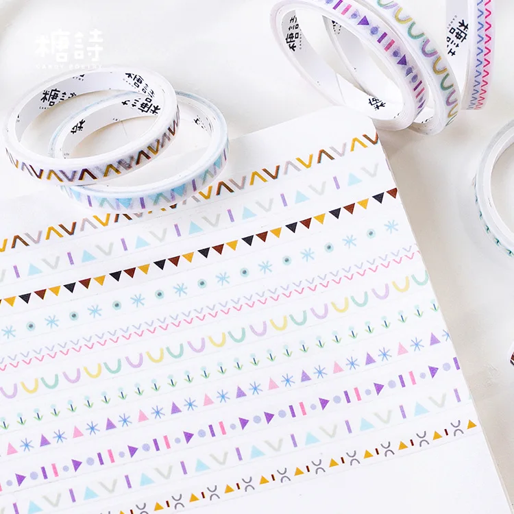 8 шт./лот Mohamm Роскошные Приключения серии Набор DIY декоративная бумага записываемая клейкая Васи маскирующая лента канцелярские принадлежности