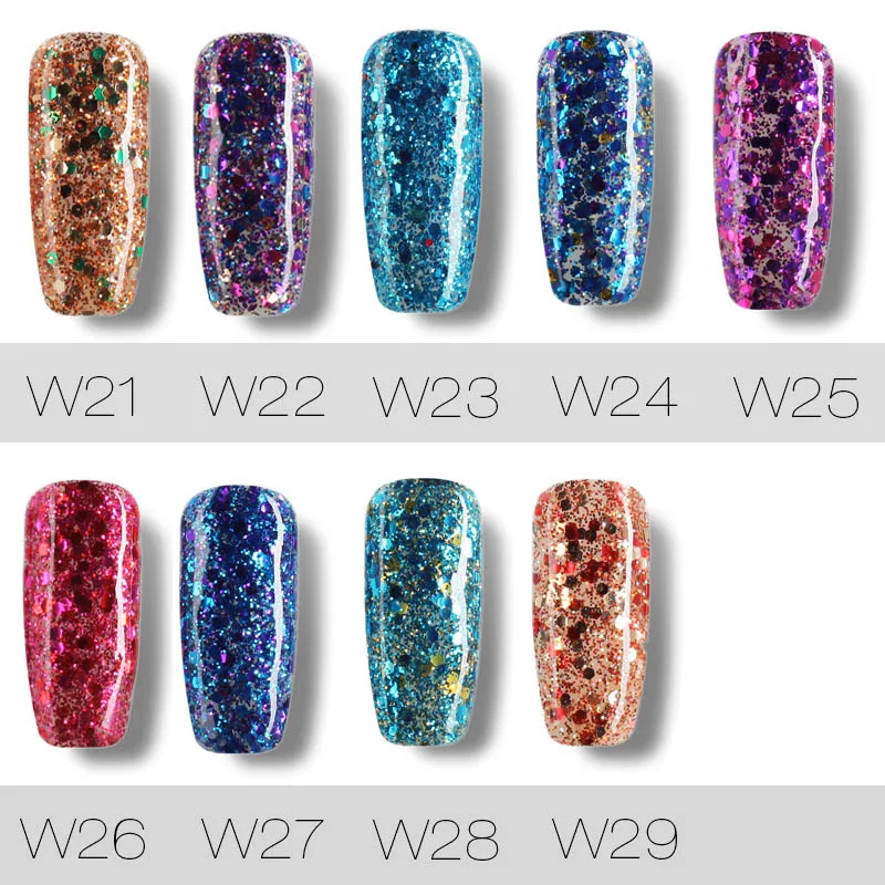 Гель-лак для ногтей 10 мл прозрачный блестящий УФ чистый цвет отмачиваемый