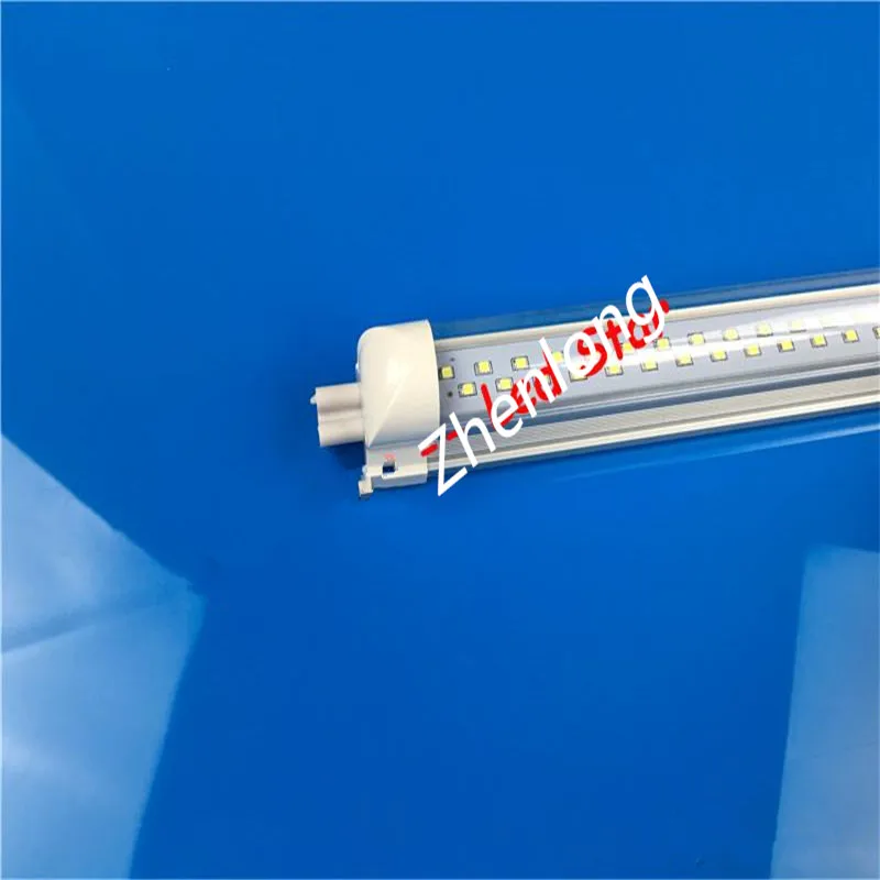 Интегрированная двухрядная Светодиодная трубка T8 4 фута 28 Вт 8 футов 72 SMD2835