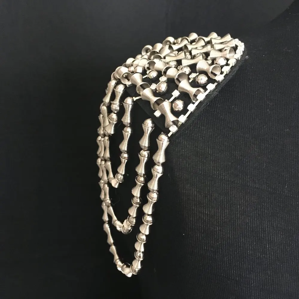Ручная работа A61BC 1 шт. epaulette ювелирные изделия кисточкой плечевая Брошь epaulet/epolettes показать выполнения аксессуары/pin