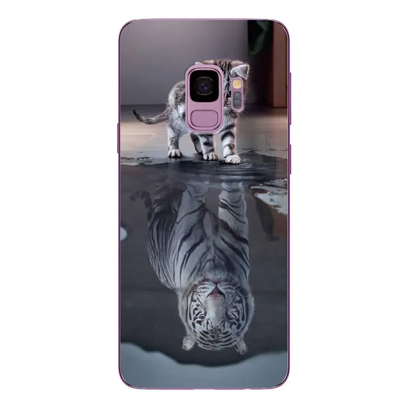 For Samsung Galaxy S9 Case 5.8&quot Phone Back Cover Painted Cases Plus S 9 Protection Shell | Мобильные телефоны и