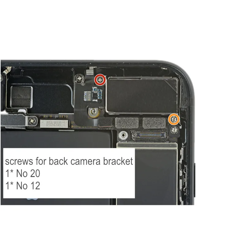 100 шт./лот отдельный продать полный набор винтов для iPhone 7 Plus Замена Ремонт болт полный внутренний комплект Замена Ремонт Часть