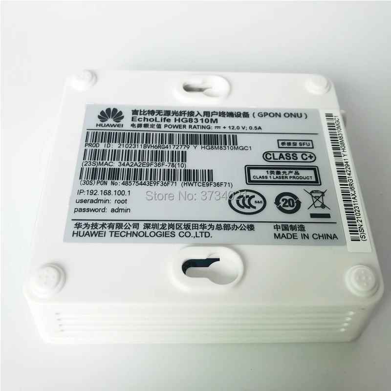 Новый 20 шт GPON EPON Huawei ONU ONT FTTH onu модем HG8310M 1GE английская версия 1 шт/УП. | Мобильные