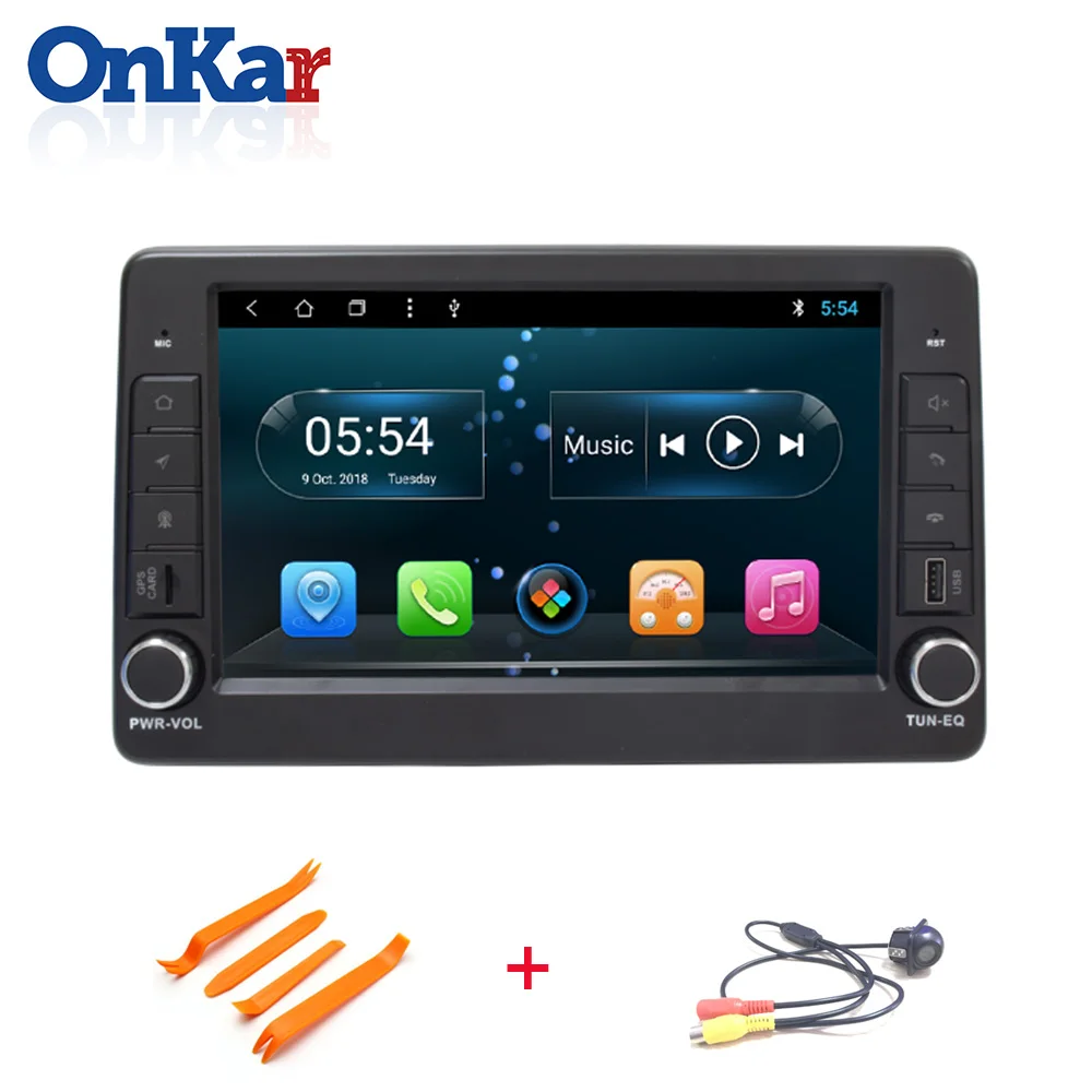 With Camera ONKAR 1 din android Автомагнитола для Renault Arkana с поддержкой android 9,0, оригинальное управление рулевым колесом с USB SD портом - Цвет: With Camera