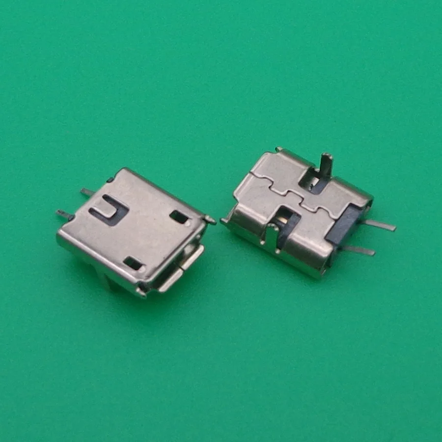 500 шт./лот шт микро USB 2pin B Тип гнездовой разъем для мобильного телефона 2