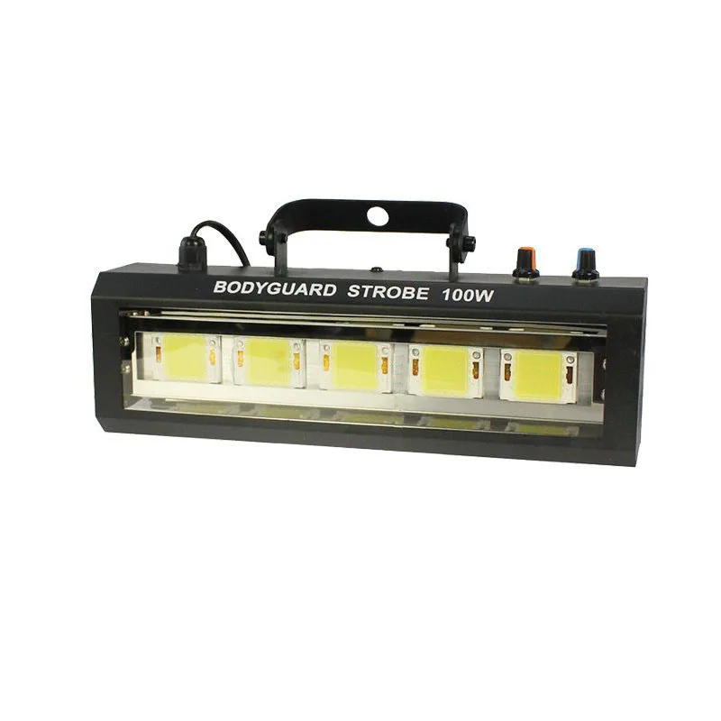 

Hot sell Auto Sound Control 100W Led White Strobe Light for DJ Discos Home Family Party Bar Stage Music Show stroboscope